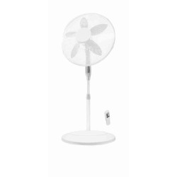 BIANCO 45 VENTILATORE TERRA CON TIMER, TELECOMANDO