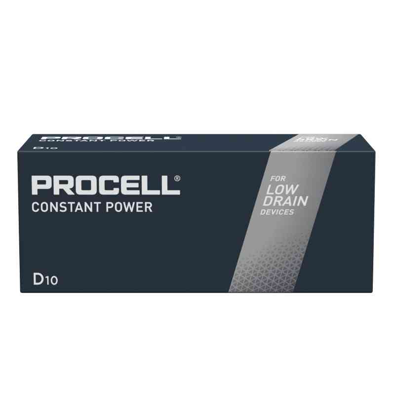 DURACELL CONSTANT TORCIA  D - SCATOLA 10 PILE