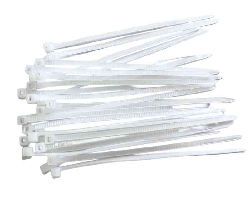 FASCETTA IN NYLON BIANCA 2,5X100MM (25PZ)