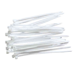 FASCETTA IN NYLON BIANCA 2,5X100MM (25PZ)