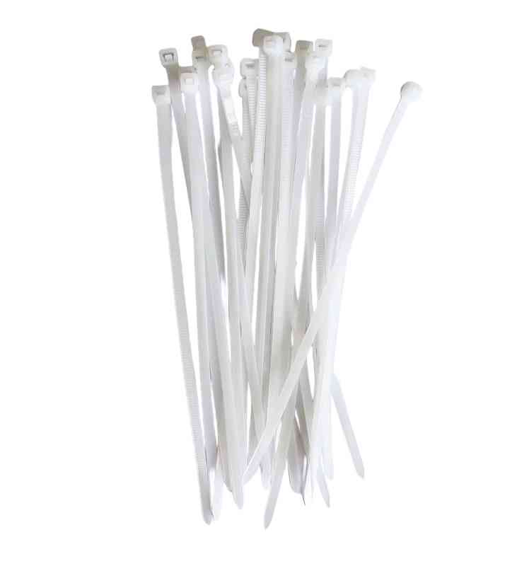 FASCETTA IN NYLON BIANCA 4,8X200MM (25PZ)