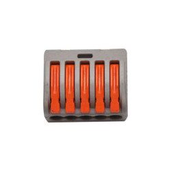 MORSETTO RAPIDO A LEVA 5 POLI (6PZ)