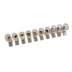 MORSETTO UNIPOLARE SPESSORE 2,5MM (10PZ)