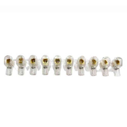 MORSETTO UNIPOLARE SPESSORE 4 MM (10PZ)
