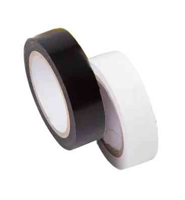 NASTRO ISOLANTE 2PZ BIANCO E NERO 25MMX25MT