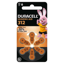 DURACELL ACUSTICA EASY TAB312 MARRONE BLISTER 6 PZ