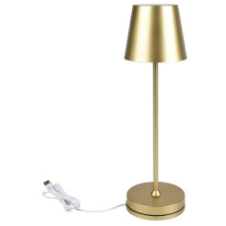 AUDREY PRO LAMPADA TAVOLO BASE RICARICA GOLD