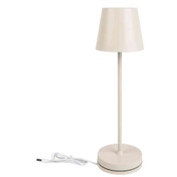 AUDREY PRO LAMPADA TAVOLO BASE RICARICA CREMA