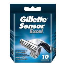 GILLETTE SENSOR EXCEL RICARICHE BILAMA 10 LAME