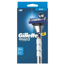 GILLETTE MACH3 RASOIO TURBO 2UP