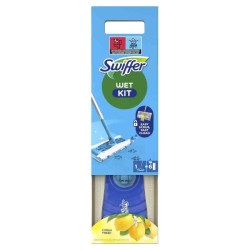 SWIFFER WET PREASSEMBLATO: STARTER KIT + 6 WET