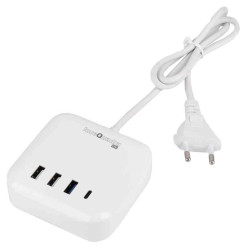 CARICATORE USB 4 PORTE: 3 USBA 1 USBC