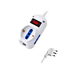 MULTIPRESA CAVO 3M 3 BIPASSO/SHUKO PROT. SOVR 10A