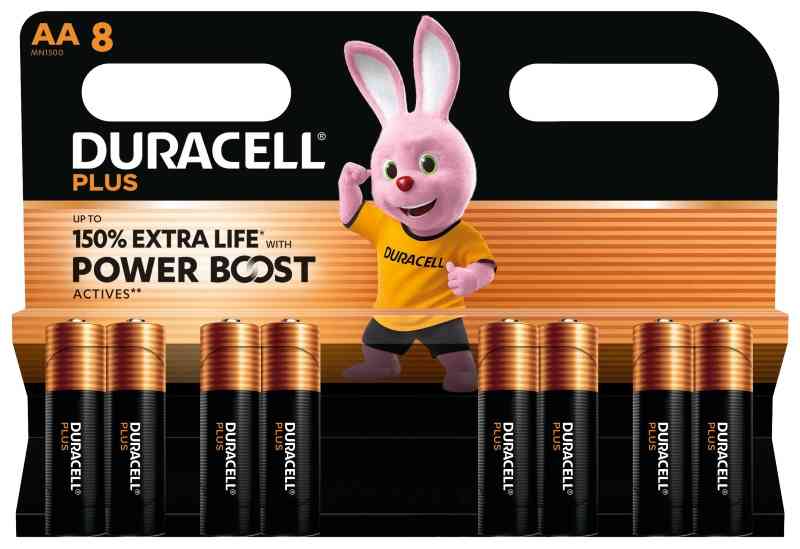 DURACELL PLUS POWERBOOST STILO AA - BL 8 PZ