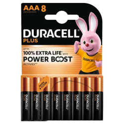 DURACELL PLUS POWERBOOST MINISTILO AAA - BL 8 PZ