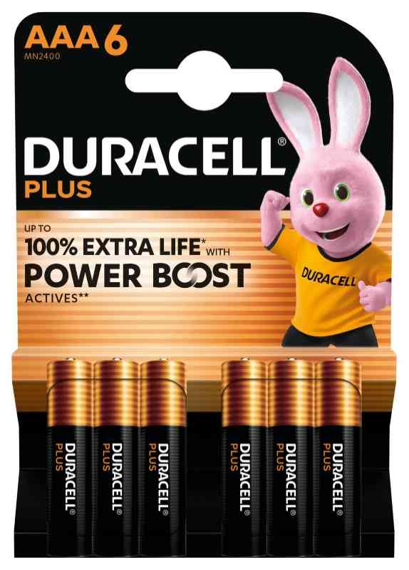 DURACELL PLUS POWERBOOST MINISTILO AAA - BL 6 PZ