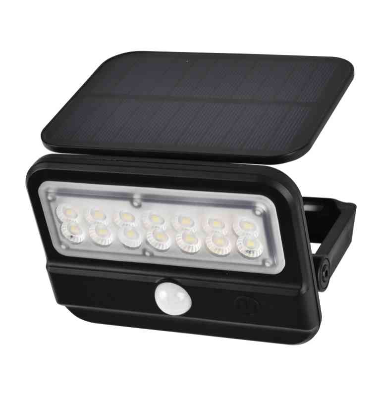 LUMINA READY NERO- LAMPADA SOLARE 400LMN SENSORE