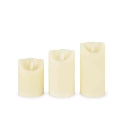 POETIC CANDLE SET - CANDELE A BATTERIA DA 3 PEZZI