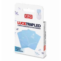 CARTA  ADESIVA DI RICAMBIO PER LUCETRAP LED (6PZ)