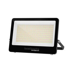 SQUARE LED 200W PROIETTORE NERO CON CCT