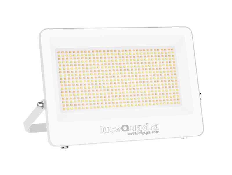 SQUARE LED 200W PROIETTORE BIANCO CON CCT