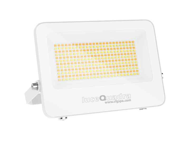 SQUARE LED 100W PROIETTORE BIANCO CON CCT