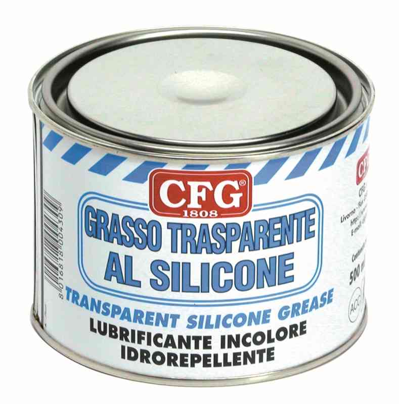 GRASSO TRASPARENTE AL SILICONE / BARATTOLO 500 ML