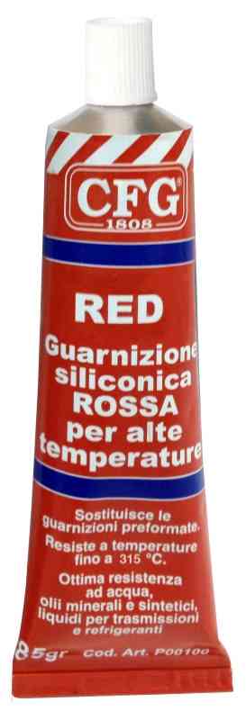 RED  / PASTA ROSSA FORMA GUARNIZIONE / TUBO 85 GR